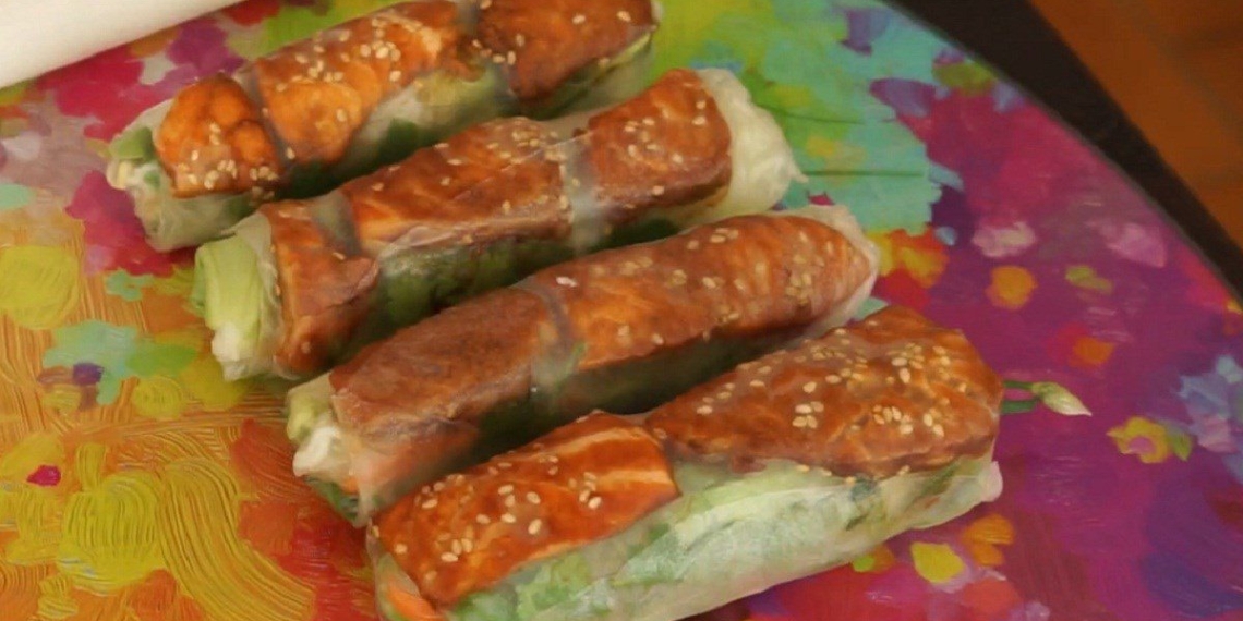 2 ways to make simple salmon spring rolls nutritious and delicious 05262