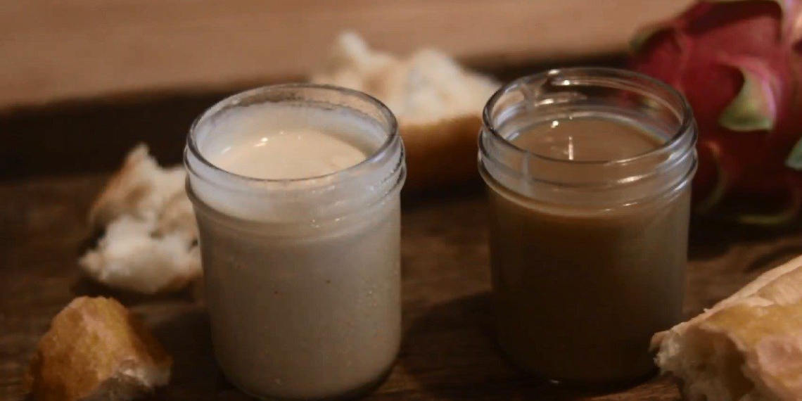 2 ways to make special condensed milk from cashew nuts and fragrant almond milk 04053