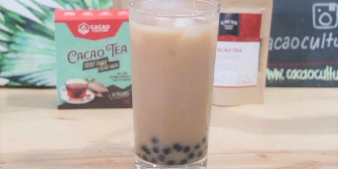 2 ways to make sweet fat milk tea with cacao refreshing drink 15627