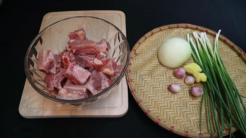 Ingredients for Coca Braised Ribs and Tofu Braised Ribs