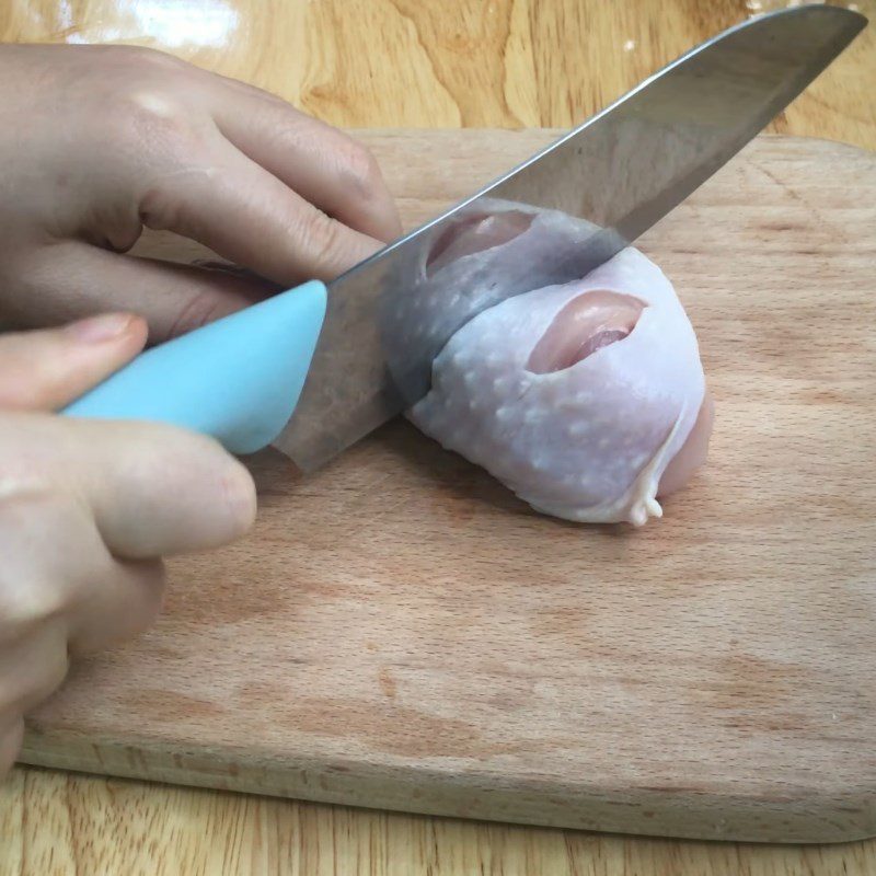 Step 3 Prepare and Marinate Chicken Chicken wrapped in spinach using an air fryer