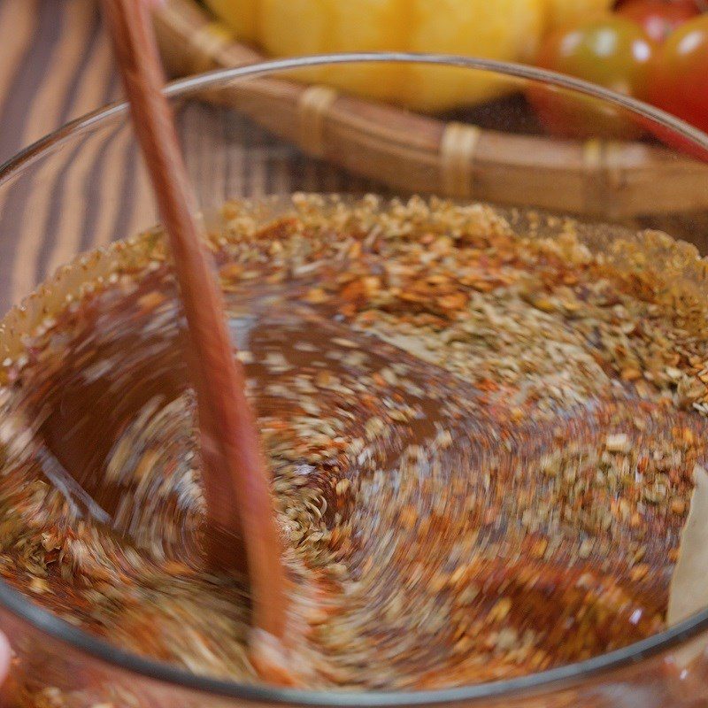 Step 1 Mix the BBQ marinade