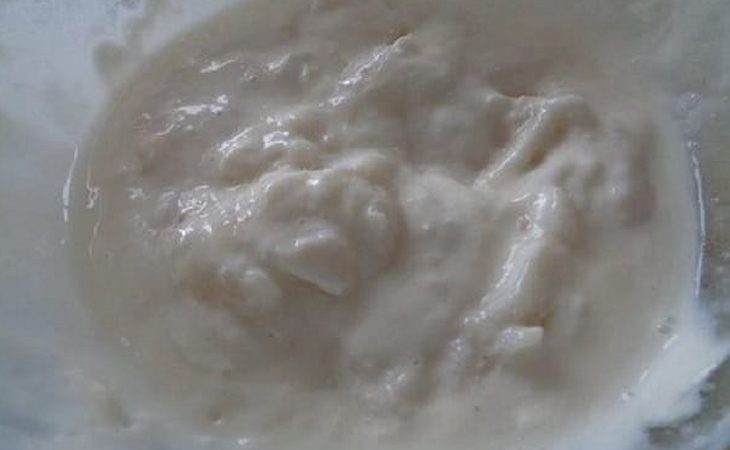 Step 2 Mix yogurt mixture with custard apple Custard Apple Ice Cream