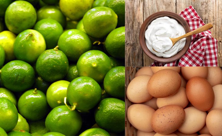 Ingredients for the dish 3 ways to make soursop ice cream, lemon ice cream, pineapple ice cream