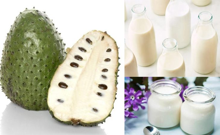 Ingredients for 3 ways to make custard apple, lemon, pineapple ice cream