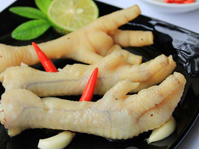 Step 3 Final product Boiled Chicken Feet