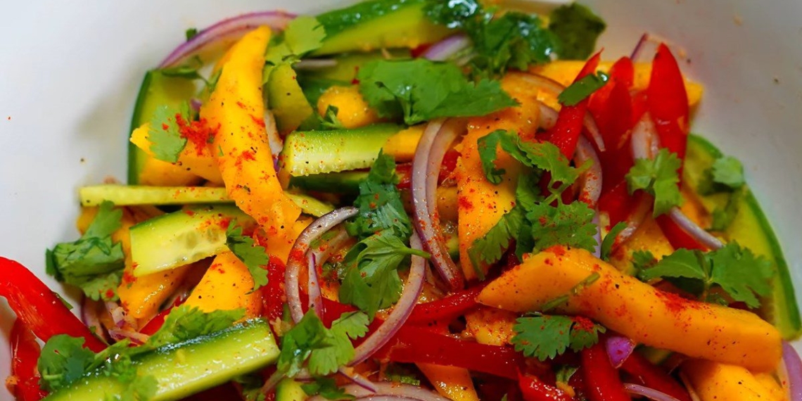 3 ways to make mango lime salad with kale and cucumber refreshing 09537