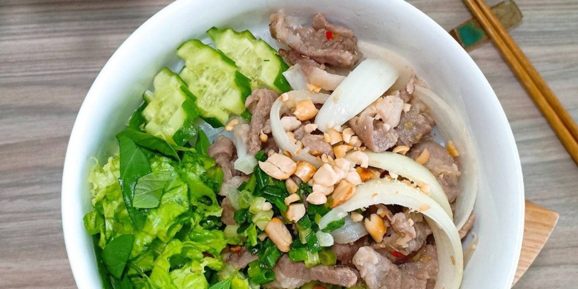 3 ways to make noodle with sauteed meat and spices with fragrant aroma 01801