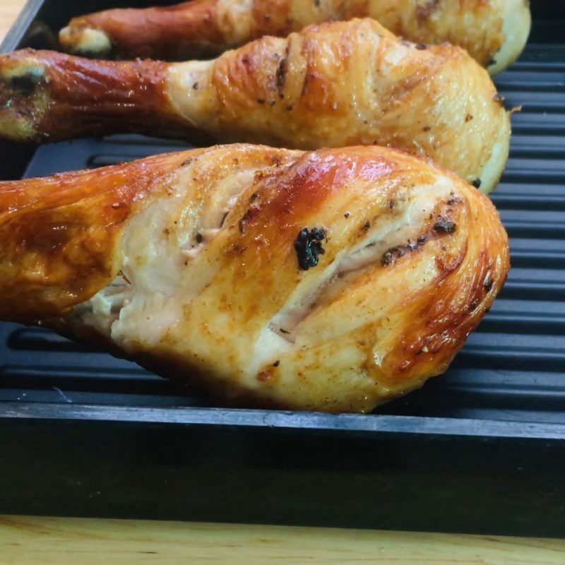 Step 4 Roast chicken Sticky rice chicken in an air fryer