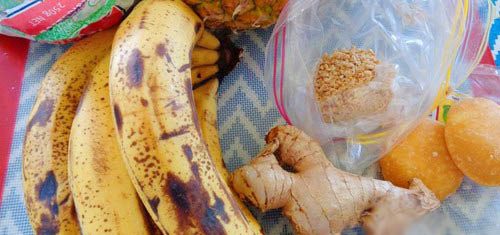 Ingredients for recipe 4 ginger candy