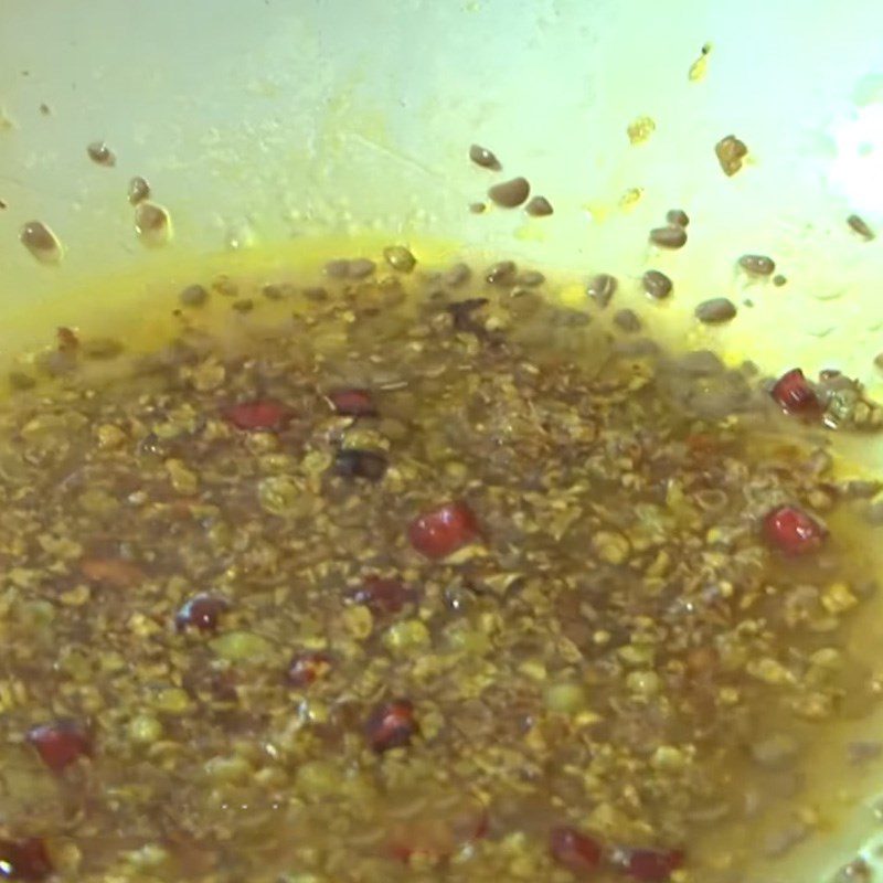 Step 2 Make the sauce for fish with fermented soybean