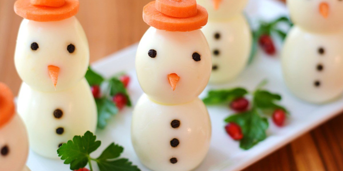 5 ways to make snowmen from food for little loves on christmas day 15437