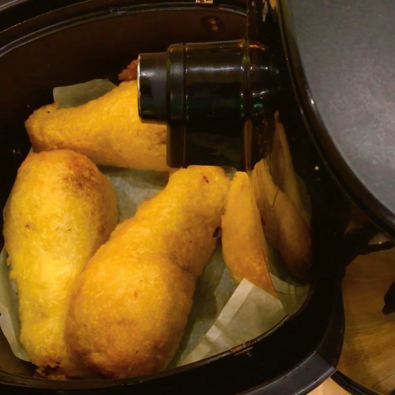 Step 6 Fried Chicken Sticky Rice Chicken using an air fryer