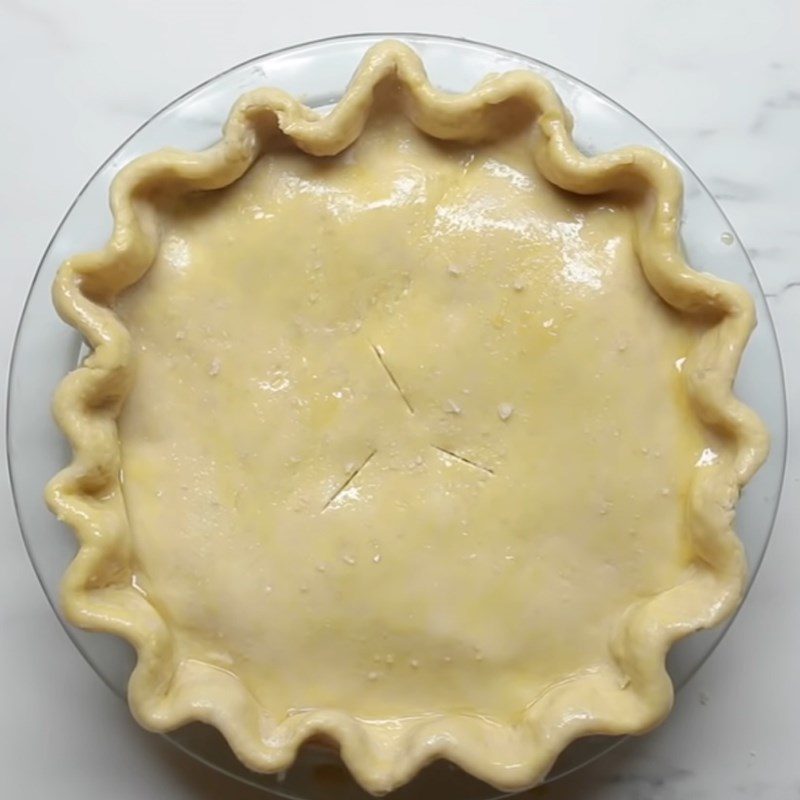 Step 8 Shaping and finishing the Chicken pot pie