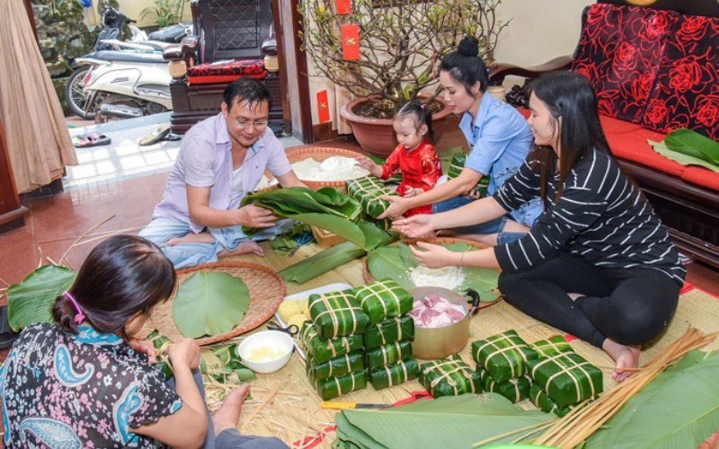 Banh chung banh giay express love