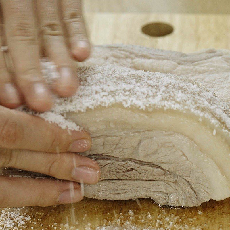 Step 2 Blanching pork belly Crispy fried pork belly with lemongrass and calamansi