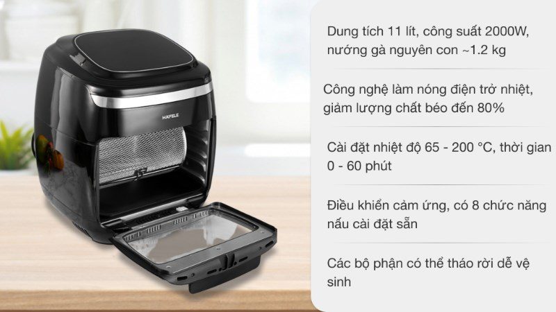 Hafele AF-602A air fryer (535.43.711)