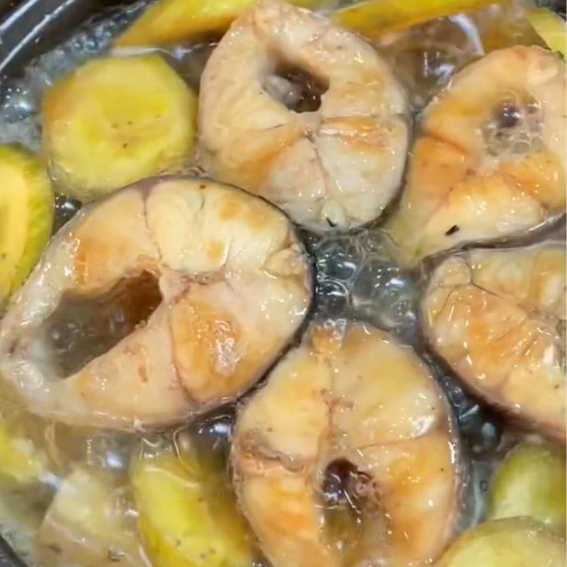 Step 4 Final Product Braised Fish with Banana