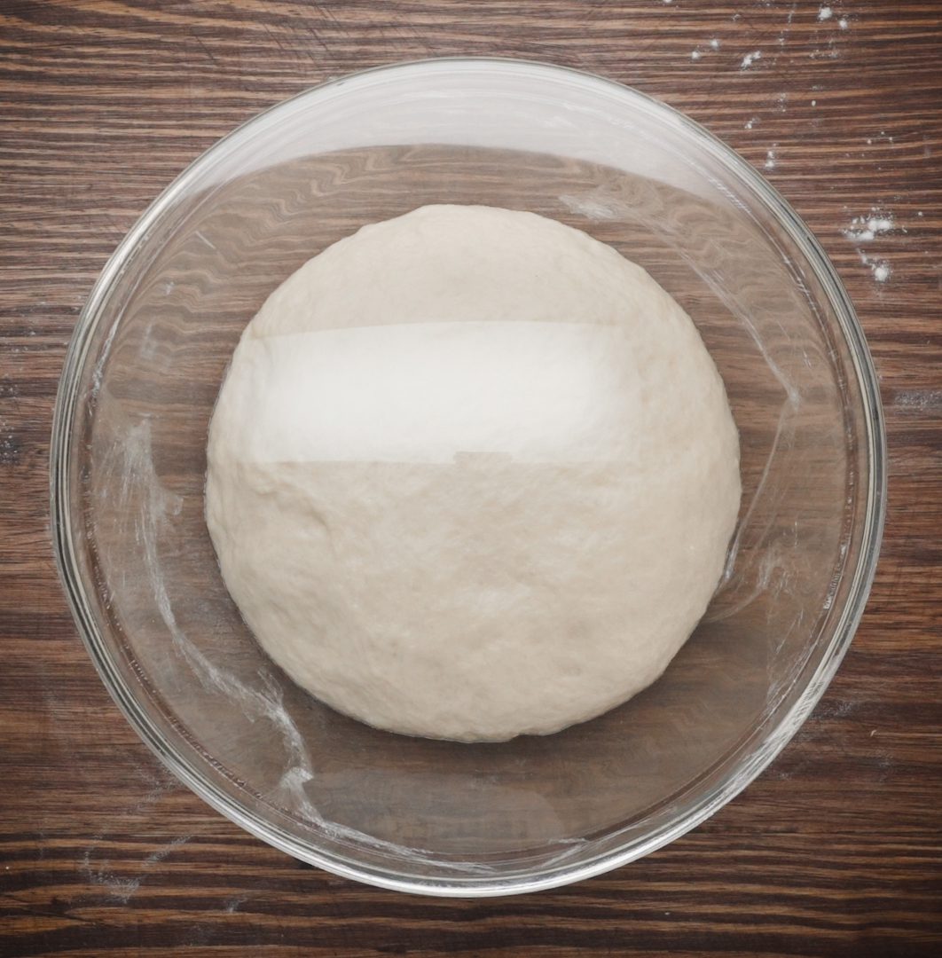 Step 2 Making the dough for peach bao