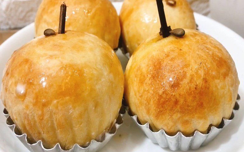 Apple bread made with an air fryer