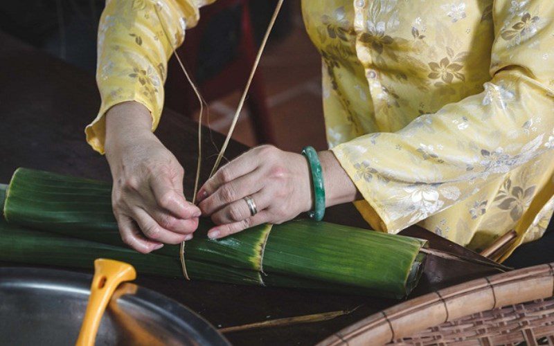 Banh Tet representing protection and love