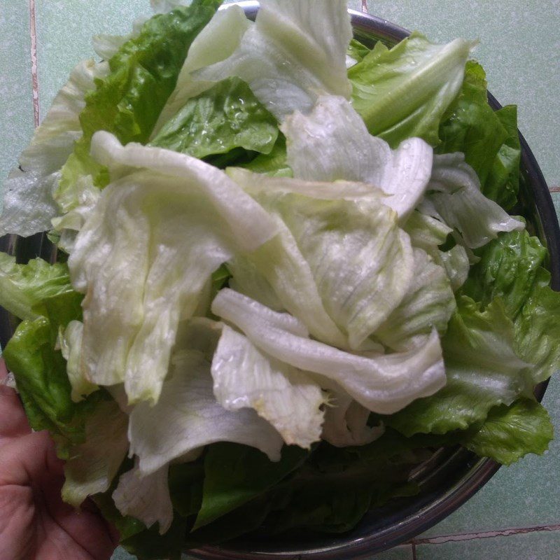 Step 1 Prepare Ingredients for Boiled Pork Wrapped in Rice Paper