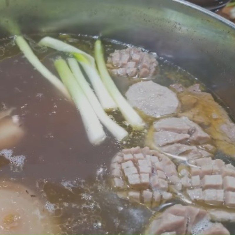 Step 6 Completion of Beef Meatball Pho