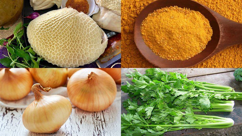 Ingredients for Stir-Fried Beef Tripe Dish