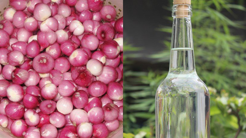 Ingredients for salted meat with fish sauce