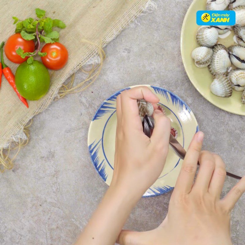 Step 3 Boil and Shell Blood Cockles Thai Style Blood Cockles