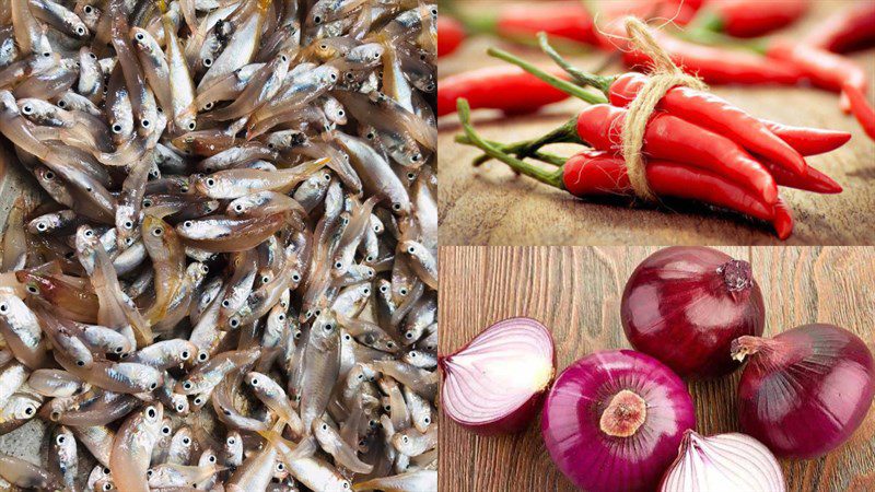 Ingredients for braised sơn fish dish