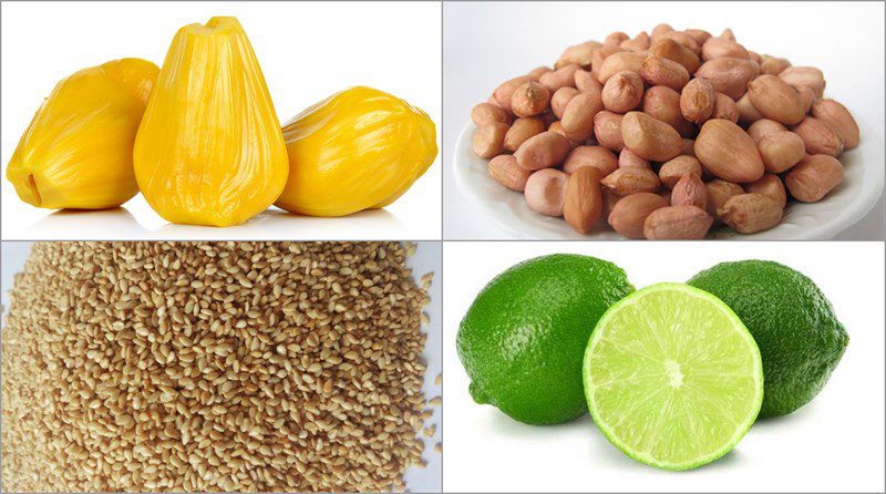 Ingredients for jackfruit candy