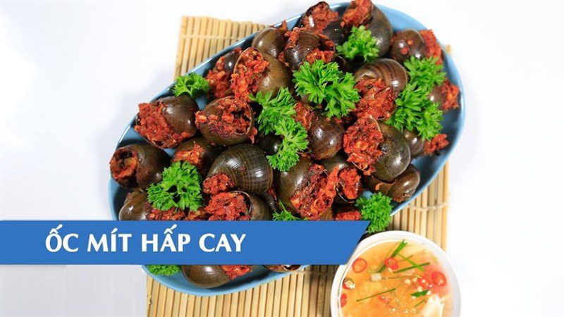 Spicy steamed snail