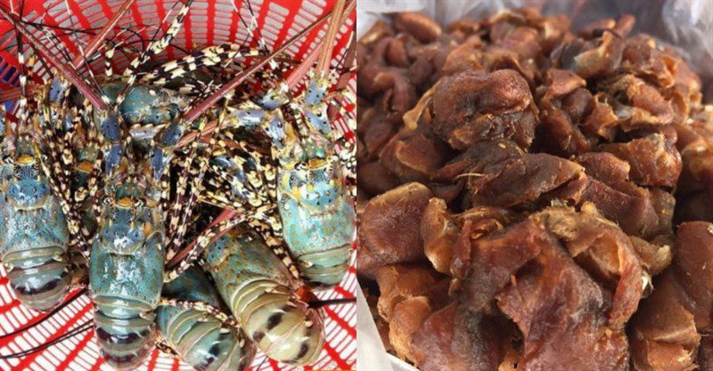 Ingredients for sweet and sour tamarind lobster dish