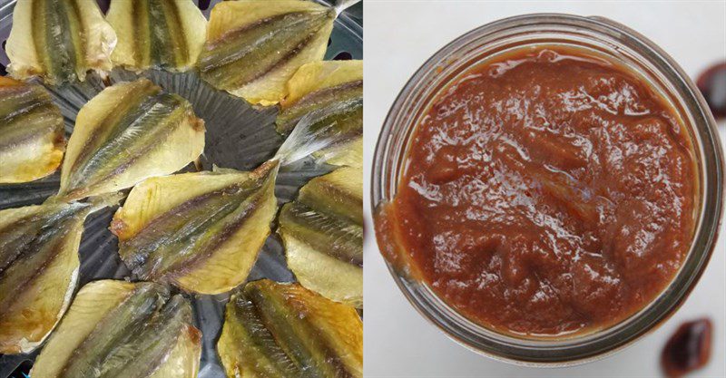 Ingredients for fried fish with tamarind sauce