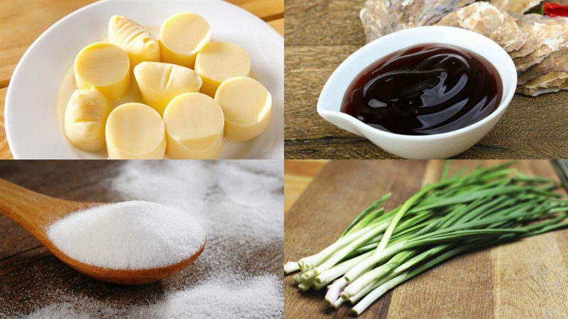 Ingredients for grilled tofu dish