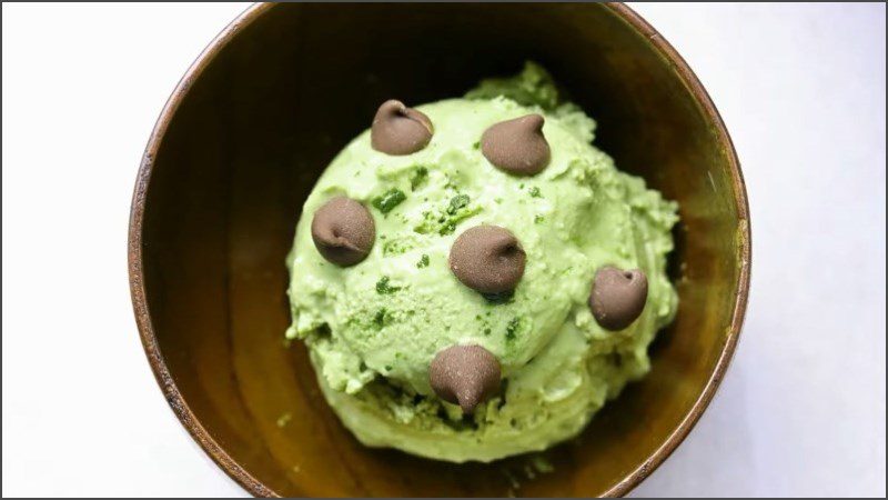 Matcha banana ice cream