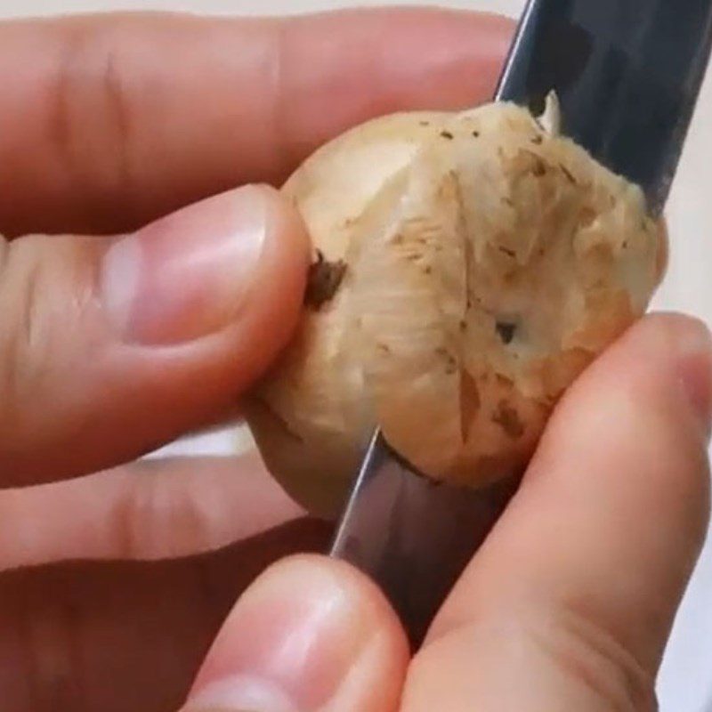 Step 1 Prepare the ingredients for pumpkin soup with mushrooms