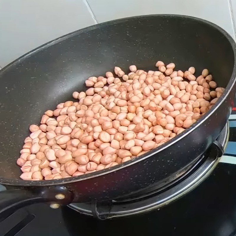 Step 1 Roast peanuts and remove skins Peanut Milk