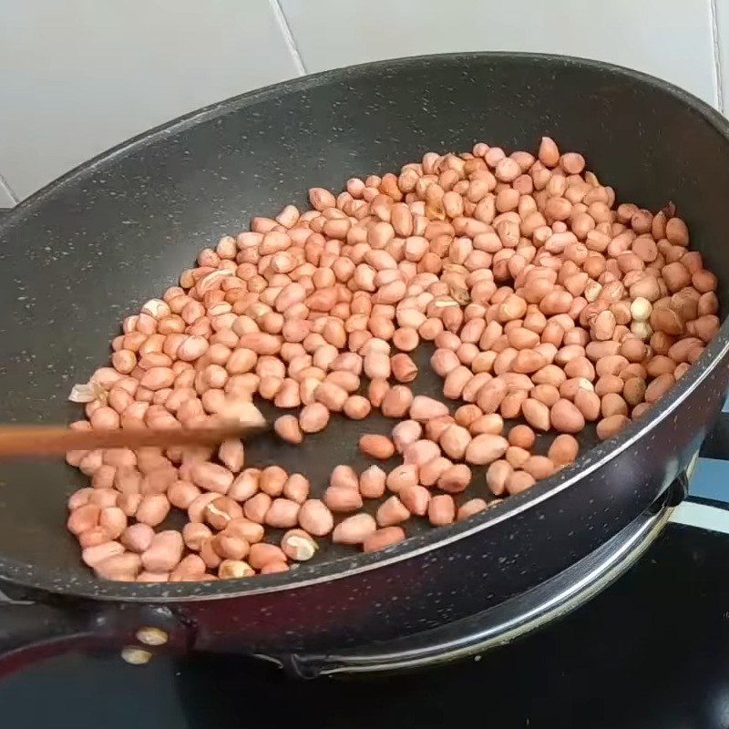 Step 1 Roast peanuts and remove skins Peanut Milk