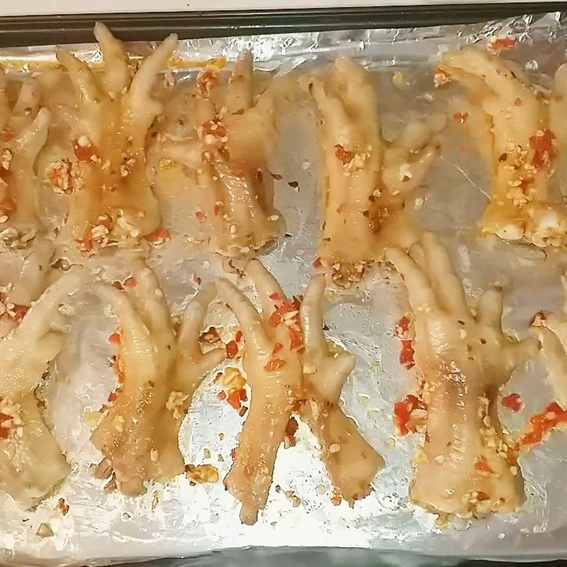 Step 3 Grilled Chicken Feet Spicy Soy Sauce Grilled Chicken Feet