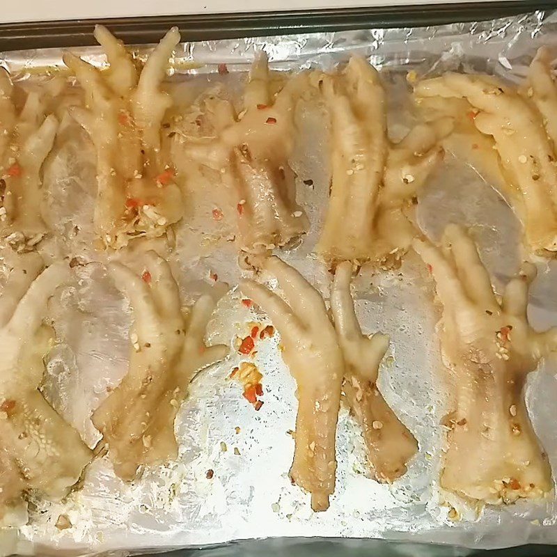 Step 3 Grilled Chicken Feet Spicy Soy Sauce Grilled Chicken Feet