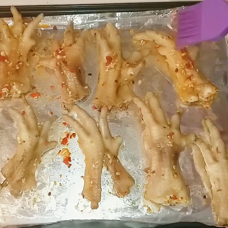 Step 3 Grilled Chicken Feet Spicy Soy Sauce Grilled Chicken Feet