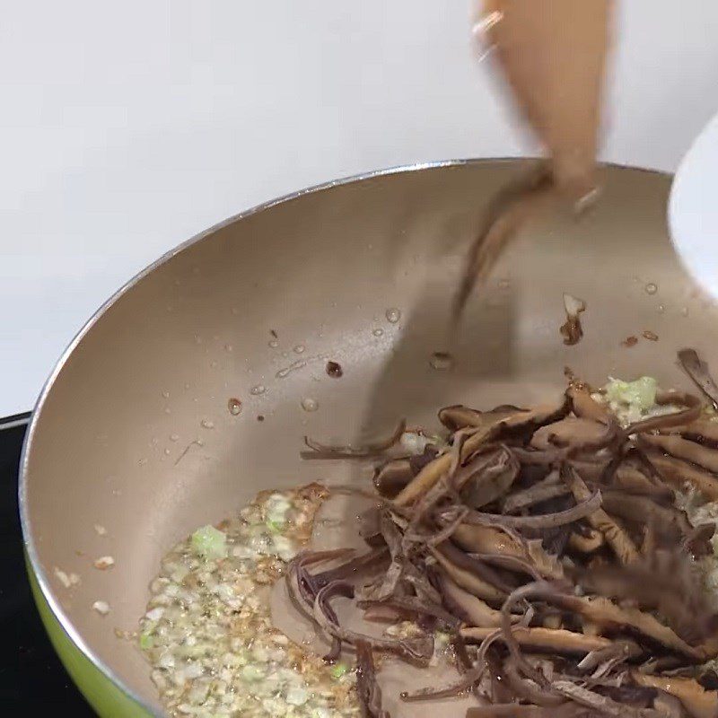 Step 5 Stir-fried vegetables Brown rice mixed