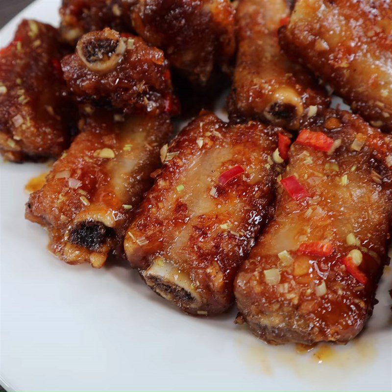 Step 4 Final Product Stir-fried Ribs with Lemongrass and Chili