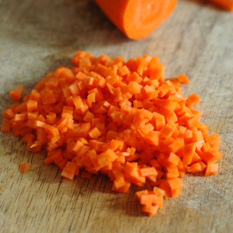 Step 1 Prepare the ingredients for vegetarian bánh giò