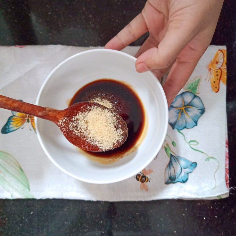 Step 2 Prepare the sauce Grilled tofu in foil