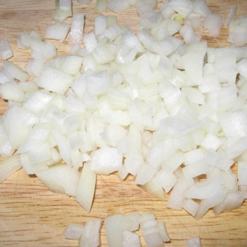 Step 1 Prepare the ingredients for vegetarian bánh giò