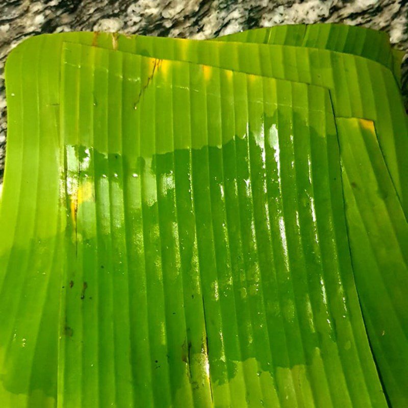 Step 1 Prepare the ingredients for vegetarian bánh giò