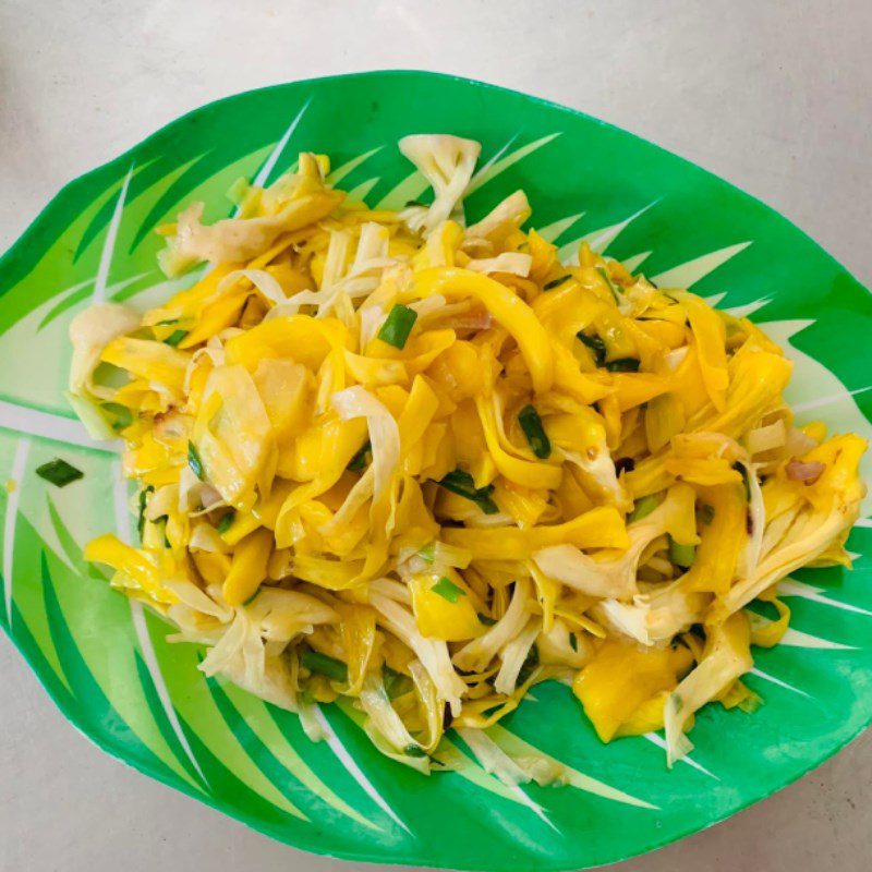 Step 3 Final product Jackfruit fiber stir-fried with oil